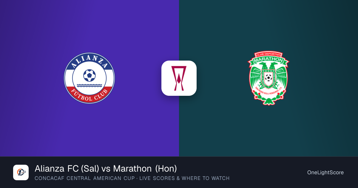 Alianza FC (Sal) 0-0 Marathon (Hon): result, scorers and match report