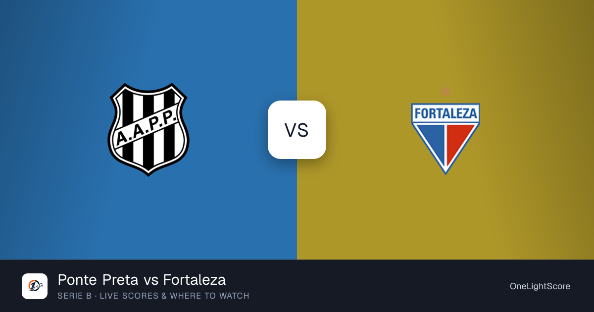 Ponte Preta vs Fortaleza live score, updates and where to watch