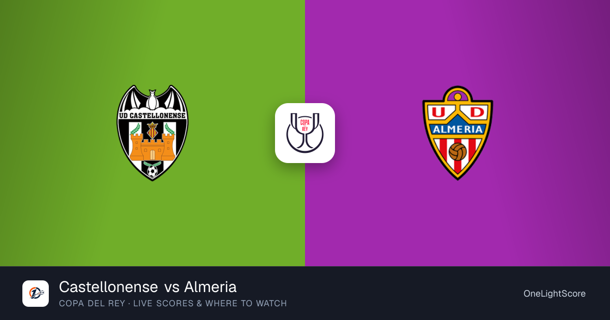 Castellonense vs Almeria live score, updates and where to watch