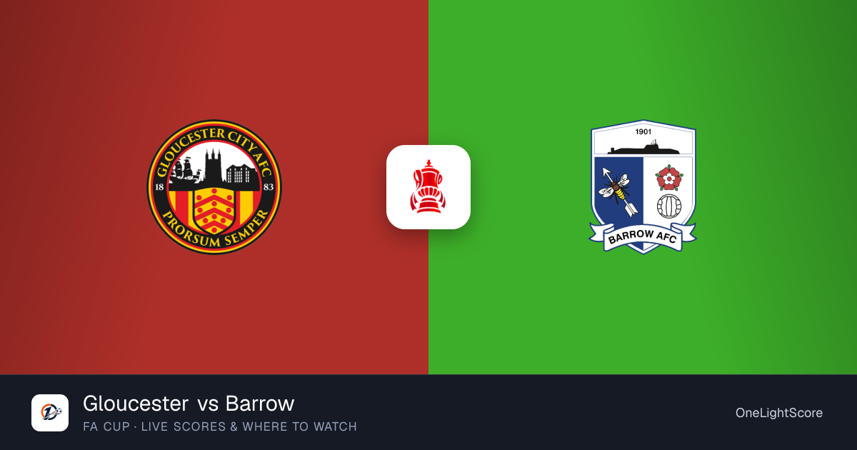 Gloucester 0-2 Barrow: result, scorers and match report