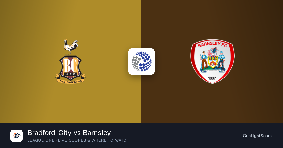 Bradford City vs Barnsley: kick-off time, TV channel and live stream