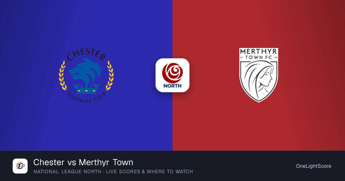 Chester 0-1 Merthyr Town: result, scorers and match report
