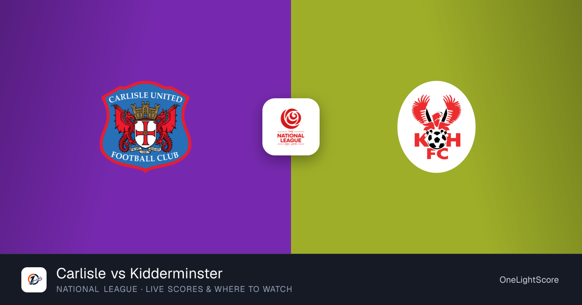 Carlisle 0-0 Kidderminster: result, scorers and match report
