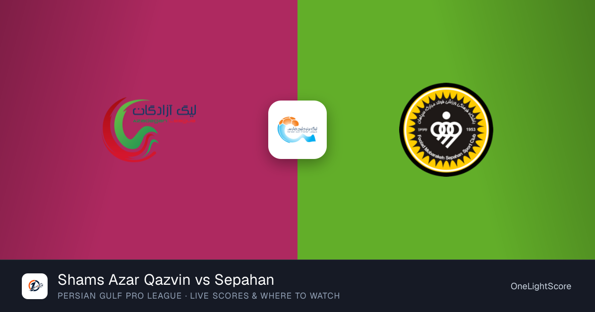 Shams Azar Qazvin 0-0 Sepahan: result, scorers and match report