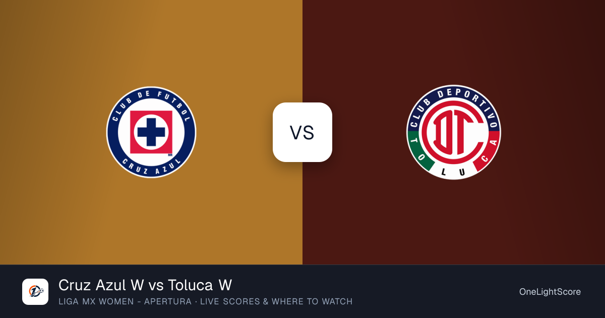 Cruz Azul W vs Toluca W — live score, TV channel & where to watch ...