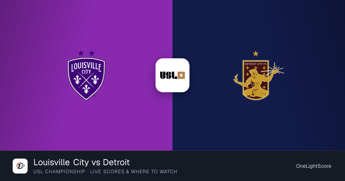 Louisville City vs Detroit: kick-off time, TV channel and live stream